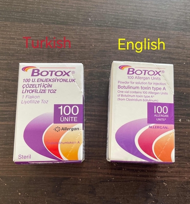 Boyun Yüzü İçin Kırışıklık Karşıtı Yaşlanma Karşıtı Allergan Botoks
