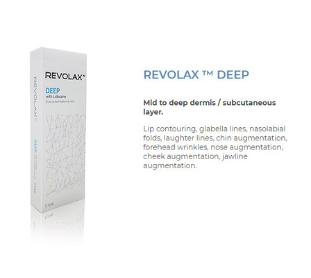 1.1 Ml Revolax Lido FINE DEEP SUB-Q Enjekte Edilebilir Dermal Dolgu Ce İşaretli