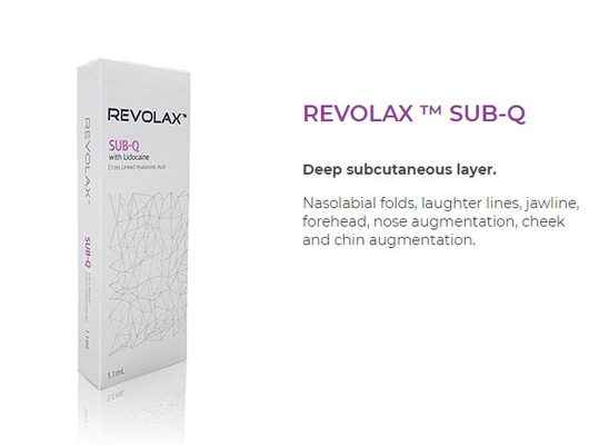 1.1 Ml Revolax Lido FINE DEEP SUB-Q Enjekte Edilebilir Dermal Dolgu Ce İşaretli