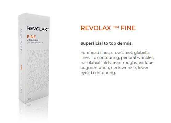 1.1 Ml Revolax Lido FINE DEEP SUB-Q Enjekte Edilebilir Dermal Dolgu Ce İşaretli