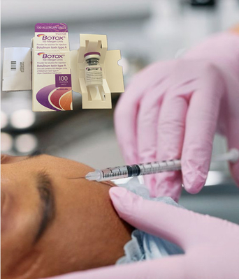 Yüz Germe Enjeksiyonu İçin Kırışıklık Giderme Botulinum Toxin  100 Allergan Ünitesi