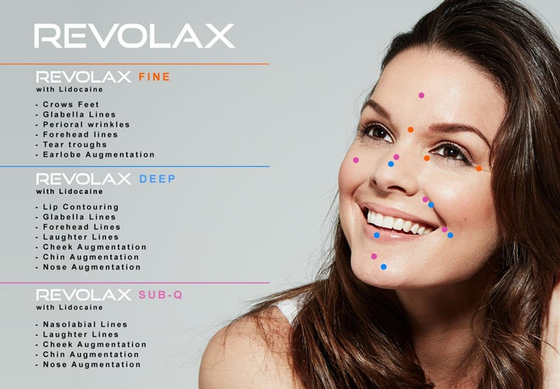 Revolax Hyaluronik Asit Dermal Dolgu Kırışıklıkları Dudakları Büyütme