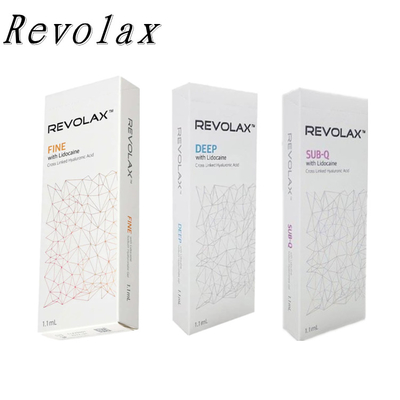 Yüz Hacimleri İçin Kore 1.1ml Revolax Çapraz Bağlantılı Dermal Dolgu Enjeksiyonu