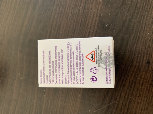 Yüz Botulax İçin Kozmetik Allergan  Botulinum Toksin Enjeksiyonu