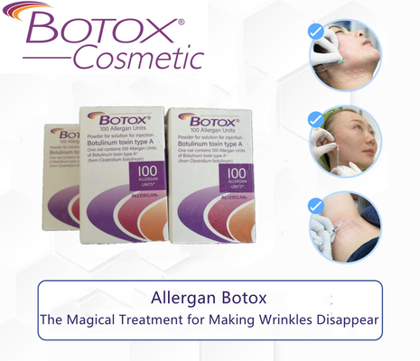Alın Kırışıklık Tozu 100 Adet Tip A İçin Yüksek Saflıkta  Allergan Botulinum