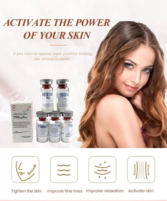 5ml Poly L Laktik Asit Dolguyu Enjekte edilebilir Dermal Dolgu 3D PLLA