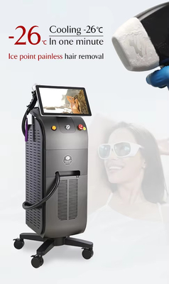 4K Diyot 755nm 808nm 1064nm Buz Titanyum Lazer Saç Kaldırma Makinesi 3 Dalga