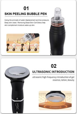 Siyah İnci Cilt Göz Yönetimi Hidrojen Oksijen Balon Cilt Temizleme Nemlendirici Güzellik Makinesi