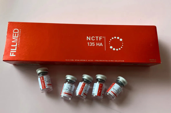 Dolgun Nctf 135ha Mesoterapi Enjekte edilebilir Deri Güçlendirici Yaşı Dönüştürme Enerjizatör Filorga Anti-Aging Kırışıklık Kaldırma
