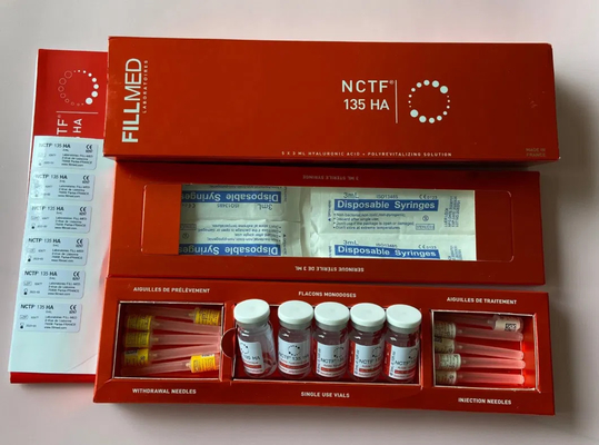 Dolgun Nctf 135ha Mesoterapi Enjekte edilebilir Deri Güçlendirici Yaşı Dönüştürme Enerjizatör Filorga Anti-Aging Kırışıklık Kaldırma
