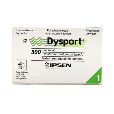 Kaş çizgilerini azaltmak için Botox Dysport 500iu sipariş et.
