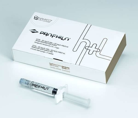 Uzun Sürekli 62mg 2ml Enjekte edilebilir Dermal Dolgu Profhilo H+L Sodyum Hyaluronate