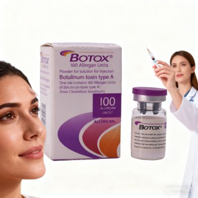 Allergan Enjekte Edilebilir Botox 100u Yüz İçin onabotulinumtoxinA Tip A Yüz Kırışıklıklarını İyileştirir