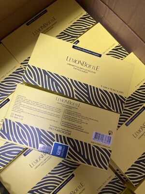 Limon Şişesi Lipoliz Yağ Çözücü Çözelti Enjekte Edilebilir Zayıflama