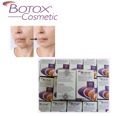 Botulinum Toksin Botox Allergan Tedavisi Botox tip A 100IU Yüz için Kırışıklıkları Giderir