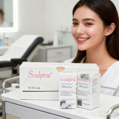 Sculptra 150mg PLLA Stimulates Natural Collagen Production for Face Add Volume For Cheeks