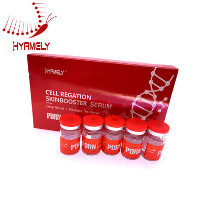 Beyaz PDRN serumları 3 Ml 5 Flakon kutusu, kolajen sentezini ve cilt iyileşmesini destekleyen rejeneratif cilt bakımı çözümü