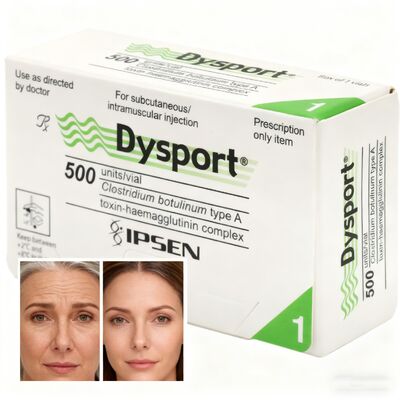 Toptan Derin Çizgiler için Dysport Enjeksiyonu Yüz Kırışıklık Karşıtı Botoks 500u