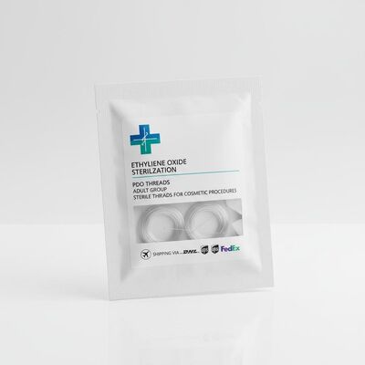 Etilen oksit sterilizasyon PDO iplik yetişkin grubu kozmetik prosedürler için steril iplikler DHL UPS FedEx ile gönderilmektedir