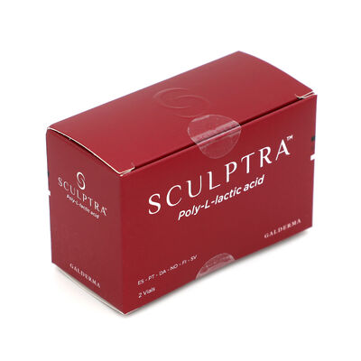 Red Sculptrure 2 şişe Yüz Hacmi Onarımı ve Uzun Süreli Cilt Gençleştirme için Gelişmiş Kolajen Uyarıcı Enjekte Edilebilir