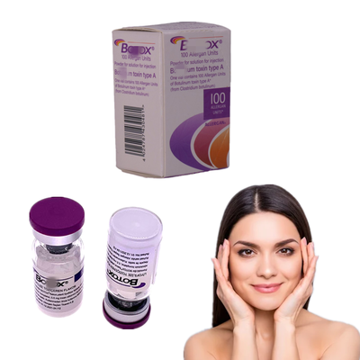 Abbvie Allergan Toksin 100 birim En İyi Botulinum Toksin Tipi A Derin kırışıklıklar için