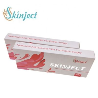 Burun Çene Yanağı İçin Enjekte Edilebilir Çapraz Bağlantılı Hyaluronik Asit Dolgu 1ml 2ml 5ml