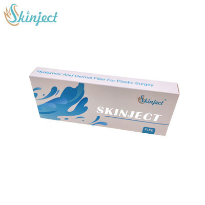 İnce Çapraz Bağlantılı Skinject Hyaluronik Asit Dermal Dolgu Jel Formu 2ml