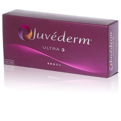 Juvederm Ultra3 2 * 1ml Şırınga İğnesi Dudaklar İçin Hyaluronik Asit Dermal Dolgu Enjeksiyon Dolgusu