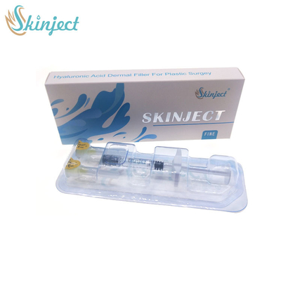 Kırışıklık Karşıtı 1ml Skinject Hyaluronik Asit Dermal Dolgu Steril Enjeksiyon