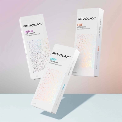 CE İşareti Revolax Hyaluronik Asit Dermal Dolgu İnce Derin Sub Q Revolax