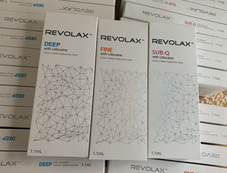 Yüz Hattı İçin 1.1ml Çapraz Bağlantılı Dermal Dolgu CE Revolax Enjeksiyon Hyaluronik Asit