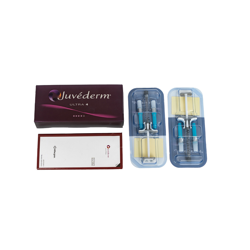 Dudaklar için 24mg / Ml Ultra4 Enjekte Edilebilir Hyaluronik Asit Jel Dermal Dolgu 2 * 1ml