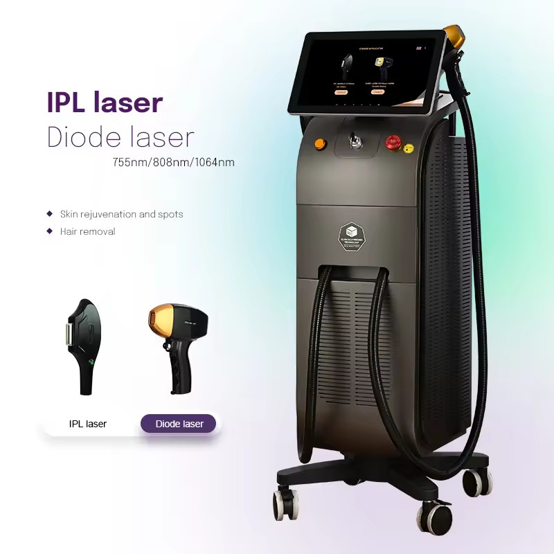 Özel Epilatör Ağrısız Saç Kaldırma Kalıcı 808nm Diyot Lazer Saç Kaldırma Sistemi Vücut Saç Kaldırma