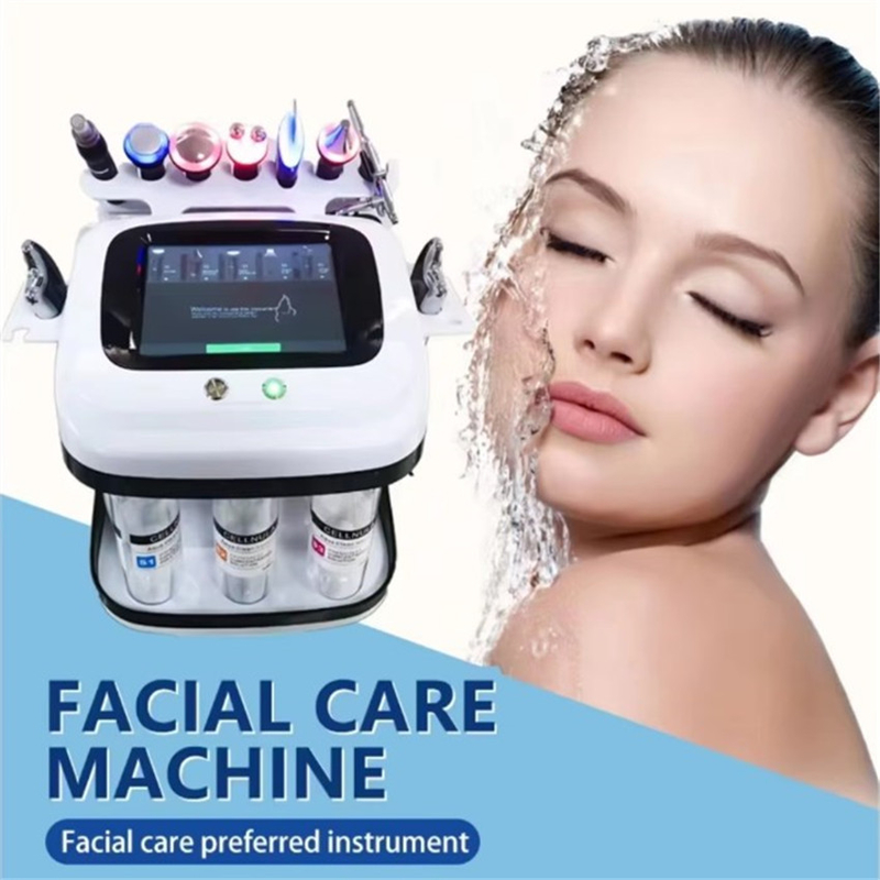 11 In 1 Çok Fonksiyonlu Hydra Dermabrasyon Yüz Makinesi Siyah İnci Yüz Temizleme Deri Bakım Cihazı