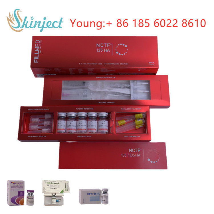 Dolgun Nctf 135ha Mesoterapi Enjekte edilebilir Deri Güçlendirici Yaşı Dönüştürme Enerjizatör Filorga Anti-Aging Kırışıklık Kaldırma