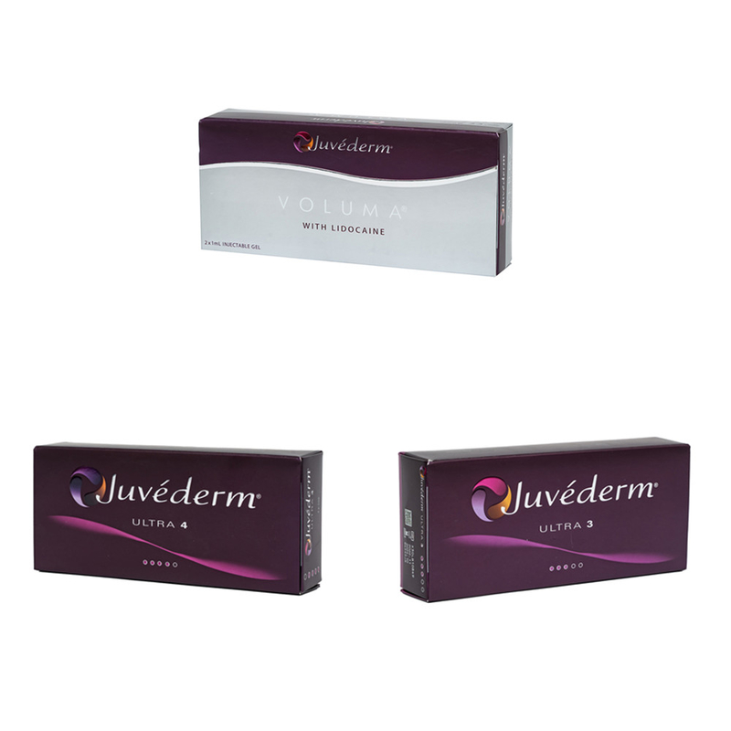 2 şırınga*1ml Yüz Dermal Dolgu Hyaluronik Asit Enjeksiyon Çene / Burun / Dudaklar / Yanağı ve Çeneleri İçin
