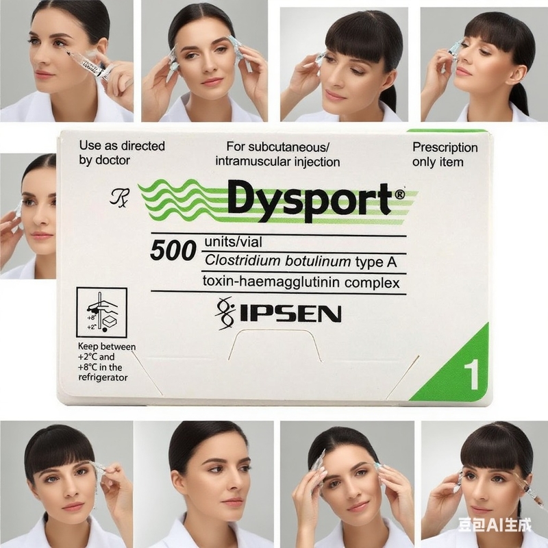 Yüz çizgilerini çıkarmak için Dysport 500 birim Toxin Botulinum sipariş edin.