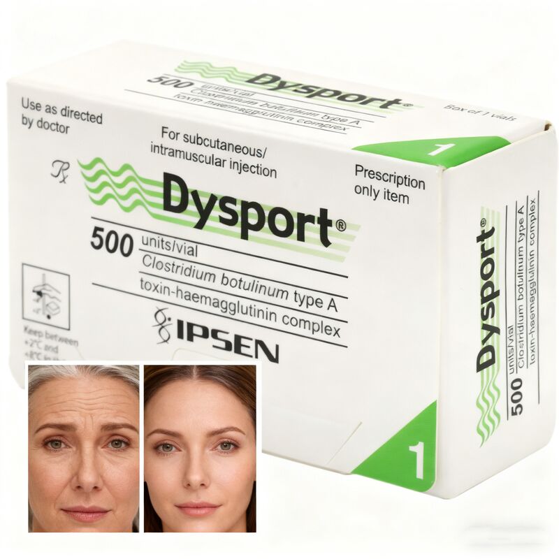 Toptan Derin Çizgiler için Dysport Enjeksiyonu Yüz Kırışıklık Karşıtı Botoks 500u