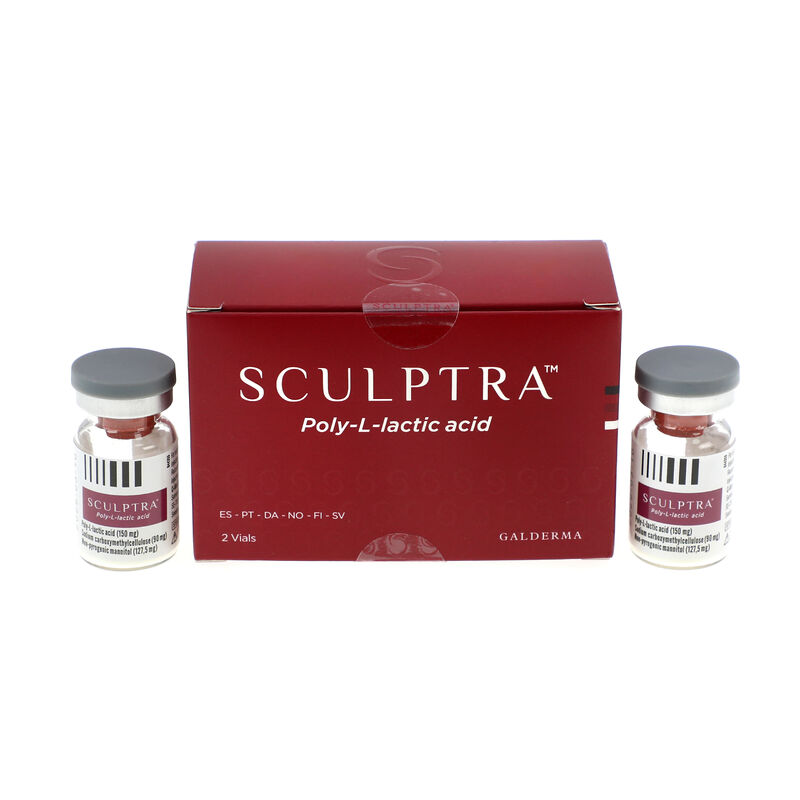 Red Sculptrure 2 şişe Yüz Hacmi Onarımı ve Uzun Süreli Cilt Gençleştirme için Gelişmiş Kolajen Uyarıcı Enjekte Edilebilir