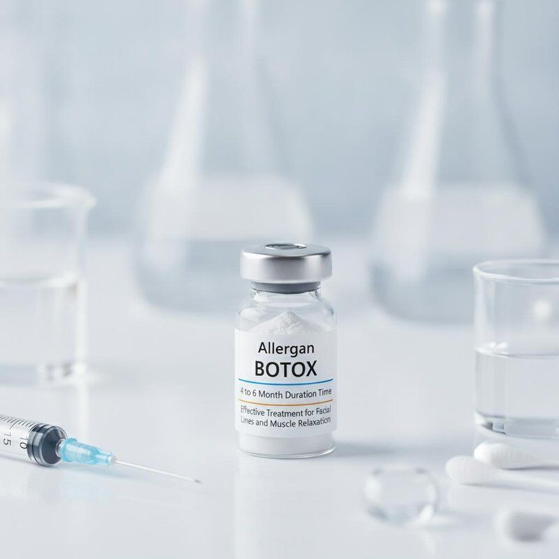 4 ila 6 Ay Süresi Allergan Botox Beyaz Tozu Tıbbi bakımdan yüz çizgileri ve kas gevşeme için etkili bir tedavi