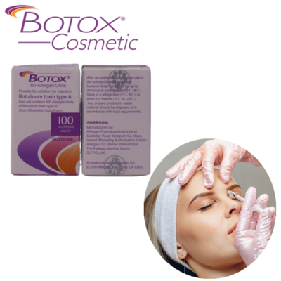 Botoks Allergan 100IU Abbive Yüz Kırışıklıklarını Gidermek İçin Botoks Clostridium Botulinum Toksini