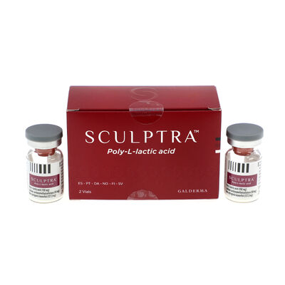 Red Sculptrure 2 şişe Yüz Hacmi Onarımı ve Uzun Süreli Cilt Gençleştirme için Gelişmiş Kolajen Uyarıcı Enjekte Edilebilir